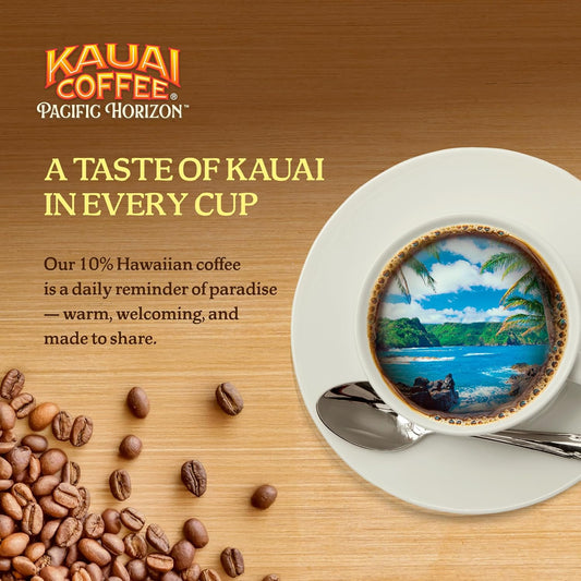 Kauai Coffee Na Pali Dark Roast - Compatible with Keurig K-Cup Brewers, 10 CT (Pack of 6)