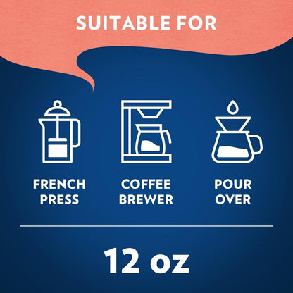 Lavazza Dolcevita Classico Ground Coffee 12oz Bag, Medium Roast, Rich and Full-bodied, Intensity 3/5, Arabica and Robusta, Ideal for Drip Brewers (Pack of 1) - Package May Vary