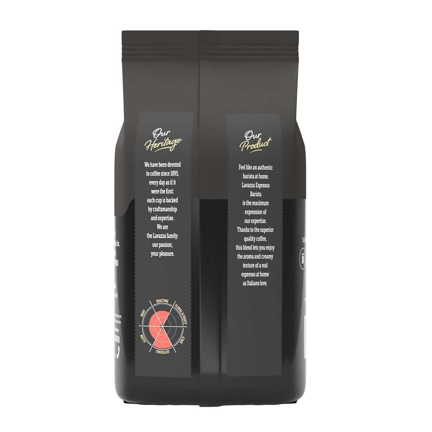 Lavazza Espresso Barista Gran Crema Whole Bean Coffee Blend, Medium Espresso Roast, Oz Bag (Packaging May Vary) - 2.2 LB, 35.2 Ounce