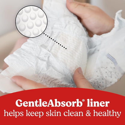 Huggies Size 1 Diapers, Little Snugglers Baby Diapers, Size 1 (8-14 lbs), 32 Count, Packaging May Vary