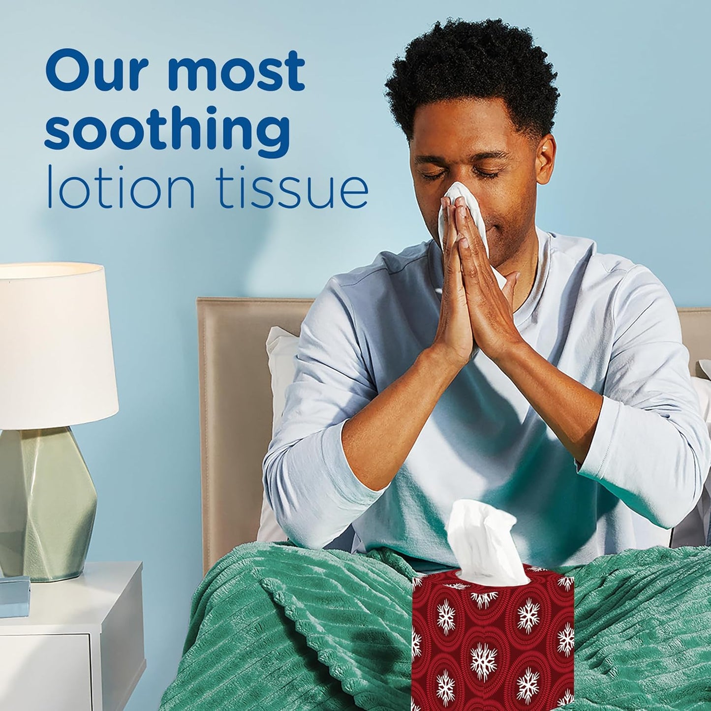 Puffs Plus Lotion Facial Tissue, 4 Mega Cube Boxes, 72 Tissues Per Box