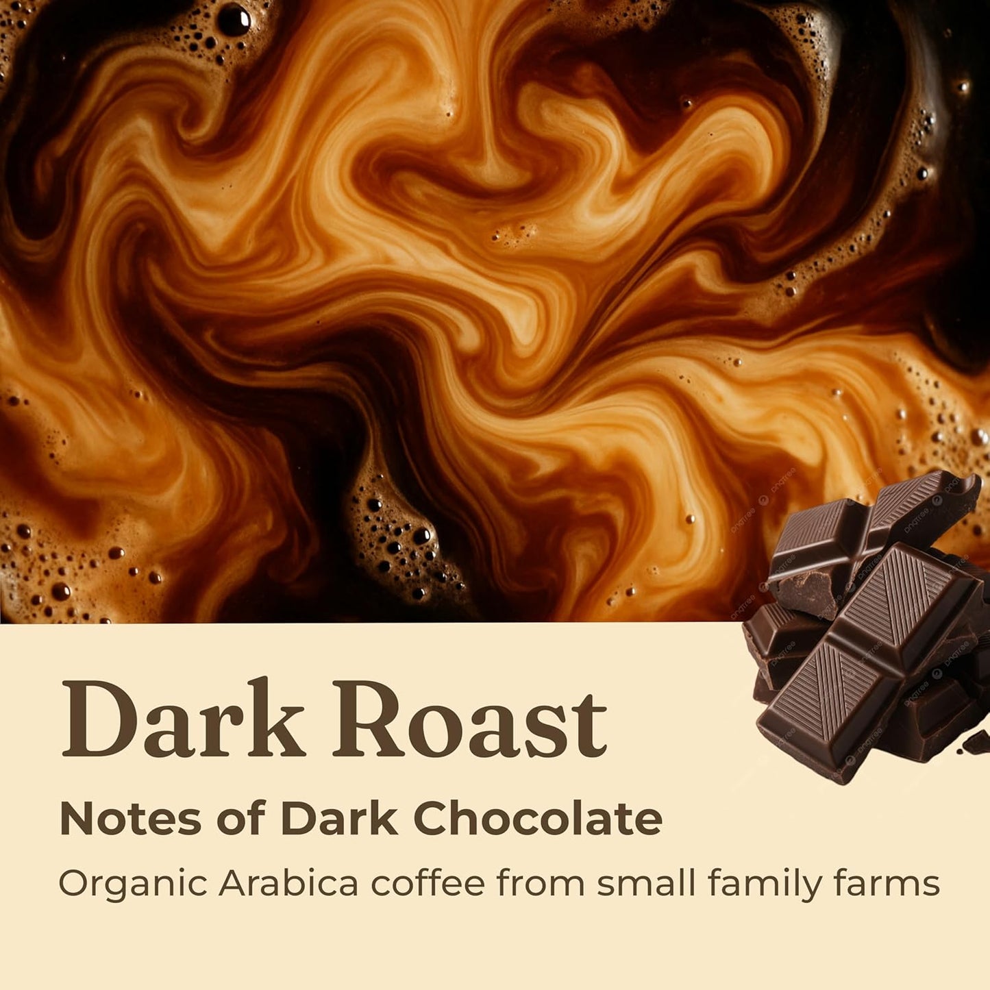 Four Sigmatic Focus Max High Caffeine Cordyceps Coffee | Organic Dark Roast High Caffeine Ground Coffee with Cordyceps, Lion's Mane and B12 | Energy Booster Without the Jitters | 10oz Bag